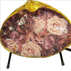 DECOUPAGE CLAM SHELL DECOUPAGE PINK ROSES 🌹 ON A CLAM SHELL TRINKET DISH